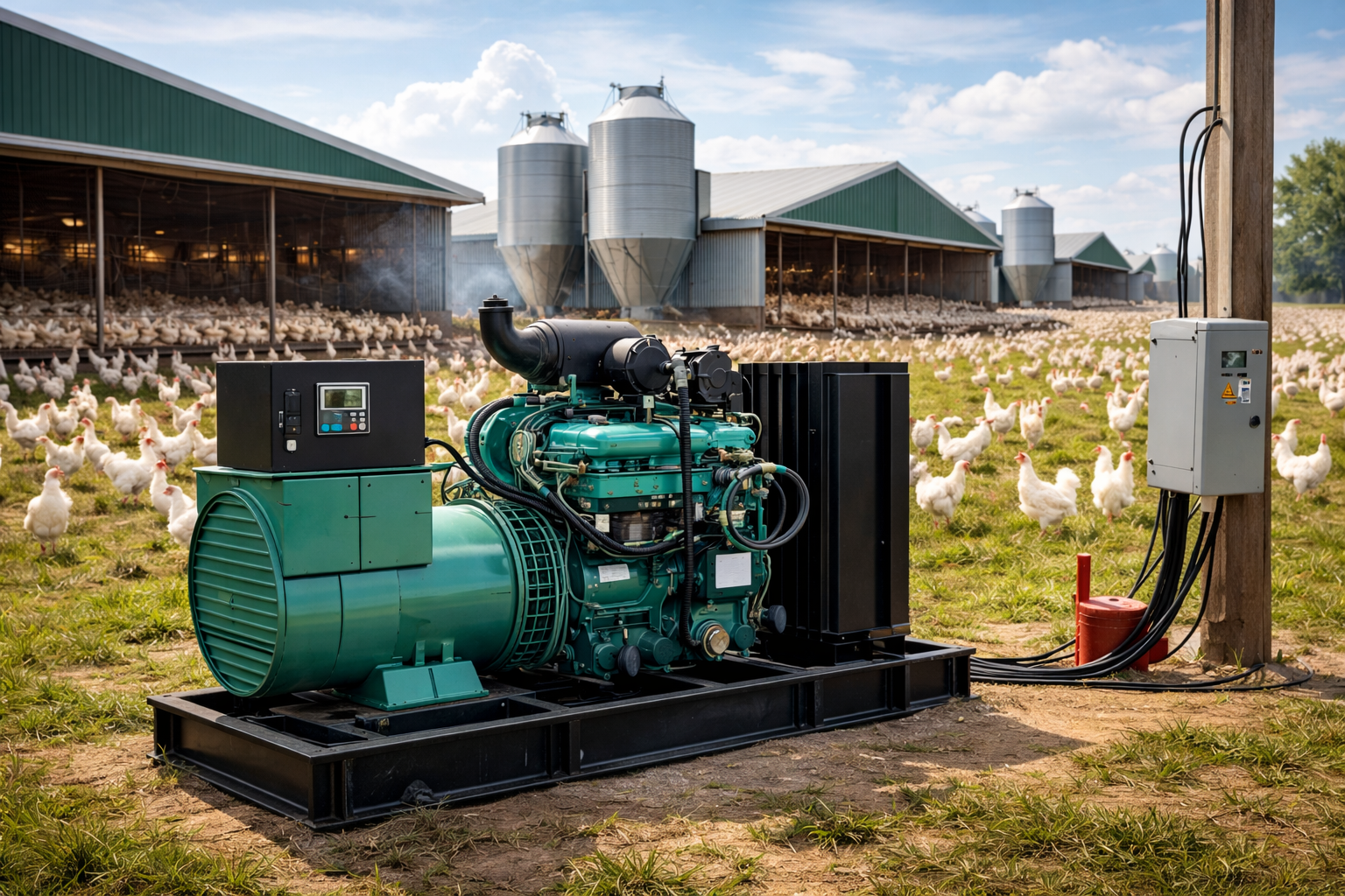 Malatya Tavuk Çiftliği Jeneratör Projesi - Apex Jeneratör